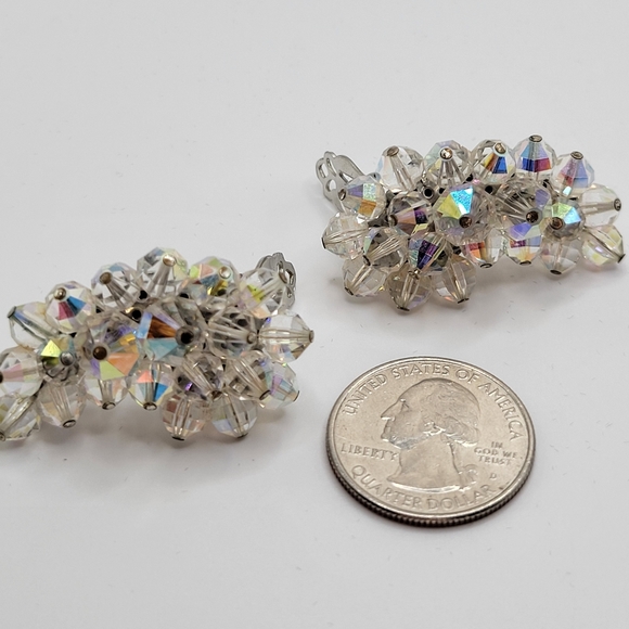 Laguana | Vintage Crystal Clip-On Earrings - Picture 7 of 8